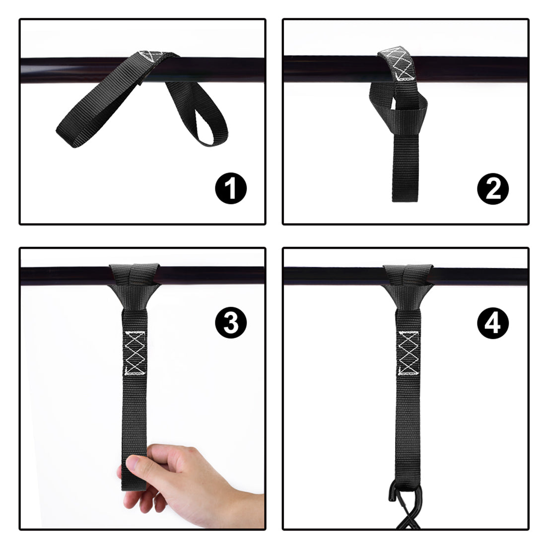 1.6'' x8' Ratchet Straps with S Hook