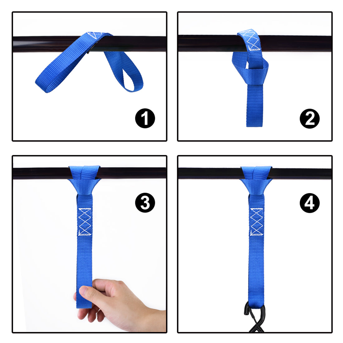 1.6'' x8' Ratchet Straps with S Hook